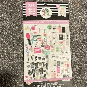 The Happy Planner Color Story Value Pack Stickers